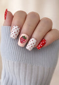 Strawberry Press-on Nails